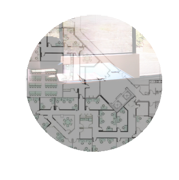 Office and floor plan